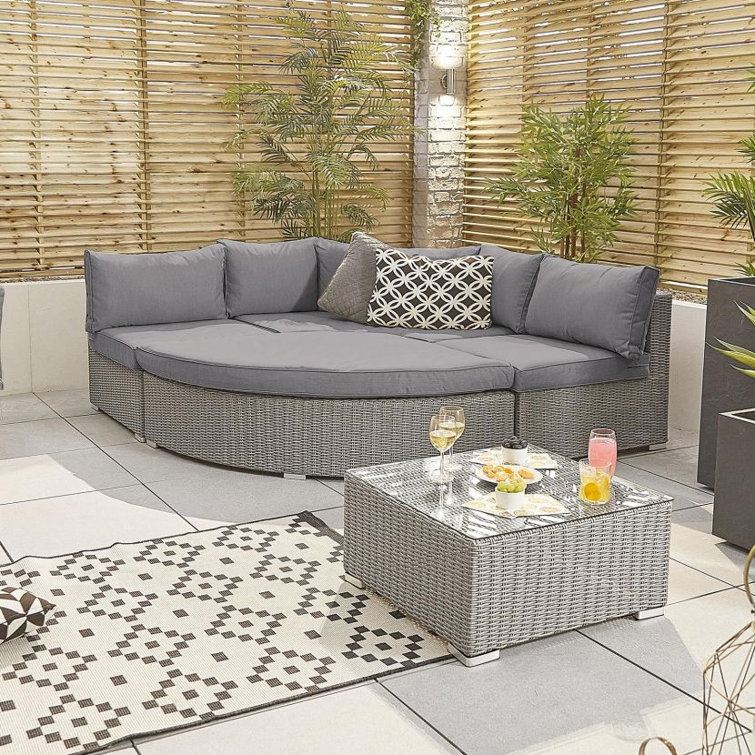 Deluxe hampton corner sofa set clearance